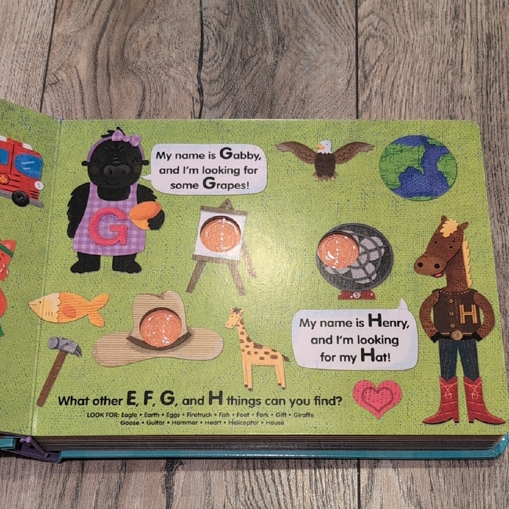 MELISSA AND DOUG Poke-A-Dot! An Alphabet Eye Spy Book - Picture 2 of 5